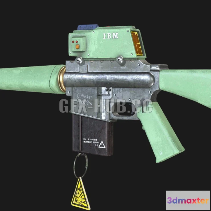 1183298 - PBR Game 3D Model - Cartoon M16