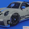 1183304 - PBR Game 3D Model - Cartoon Porsche 911