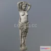 1183320 - PBR Game 3D Model - Caryatid (woman)