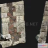 1183344 - PBR Game 3D Model - Castle Wall 2 Megascan 4k 3D Asset