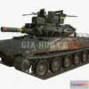 1183432 - PBR Game 3D Model - Cavalera Light Tank M551