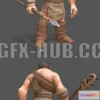 1183434 - PBR Game 3D Model - Caveman