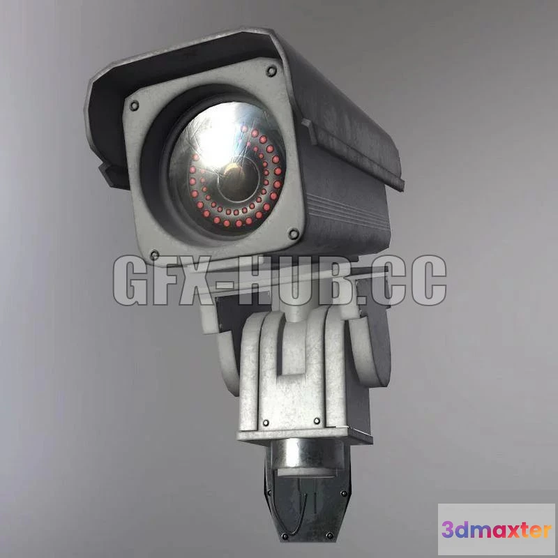 1183438 - PBR Game 3D Model - CCTV Exterior Surveillance Camera