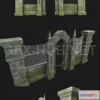 1183446 - PBR Game 3D Model - Cemetery Gateway