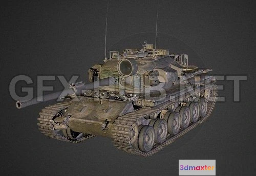 1183450 - PBR Game 3D Model - Centurion Mk. 5-1 RAAC