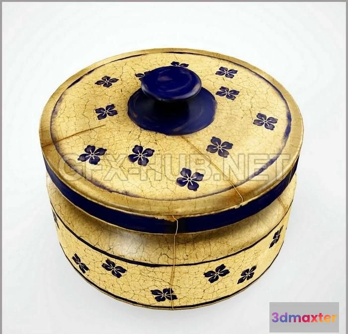 1183454 - PBR Game 3D Model - Ceramic Vessel