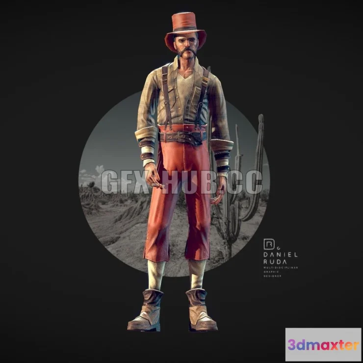 1183470 - PBR Game 3D Model - Character IDLE