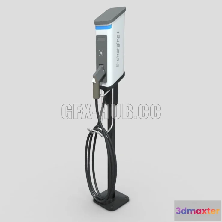 1183472 - PBR Game 3D Model - Charging Station