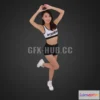 1183490 - PBR Game 3D Model - Cheerleader 879