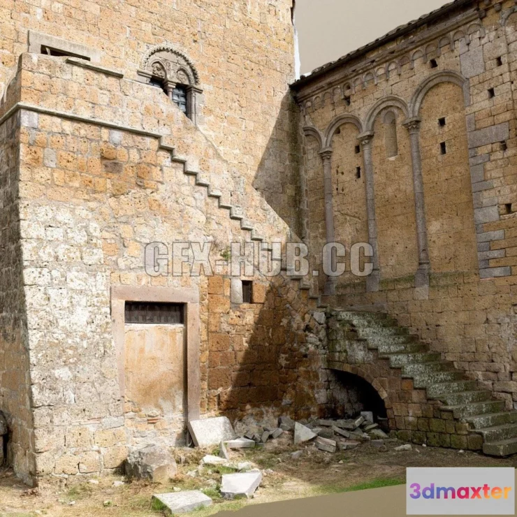 1183504 - PBR Game 3D Model - Chiesa San Pietro