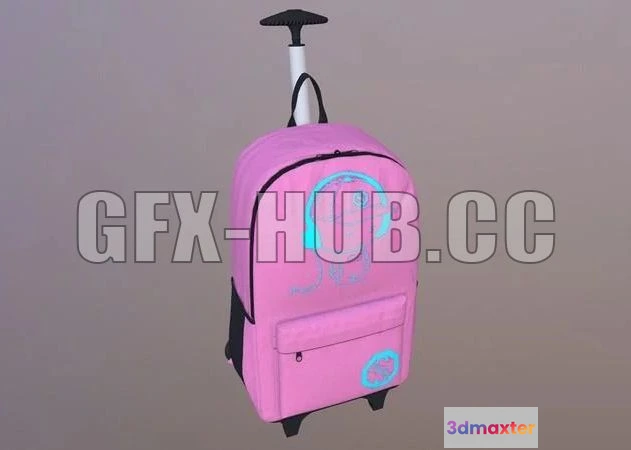 1183506 - PBR Game 3D Model - Children School Bag