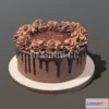 1183524 - PBR Game 3D Model - Chocolate Gateau