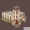 1183538 - PBR Game 3D Model - Christian Church