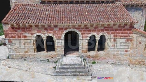 1183548 - PBR Game 3D Model - Church Exterior (obj)