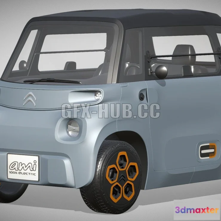 1183564 - PBR Game 3D Model - Citroen Ami