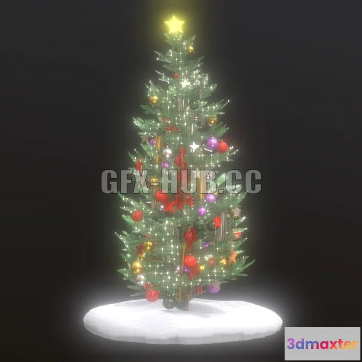 1183572 - PBR Game 3D Model - City Christmas Tree