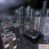 1183576 - PBR Game 3D Model - City Night Lowpoly
