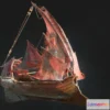 1183624 - PBR Game 3D Model - Colibri rowboat