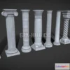 1183640 - PBR Game 3D Model - Columns Collection