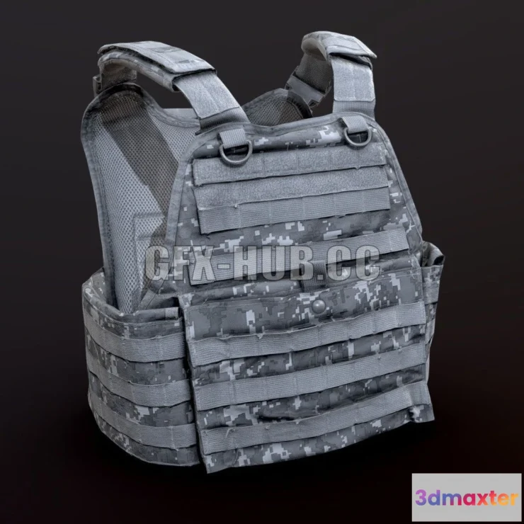 1183648 - PBR Game 3D Model - Combat Vest