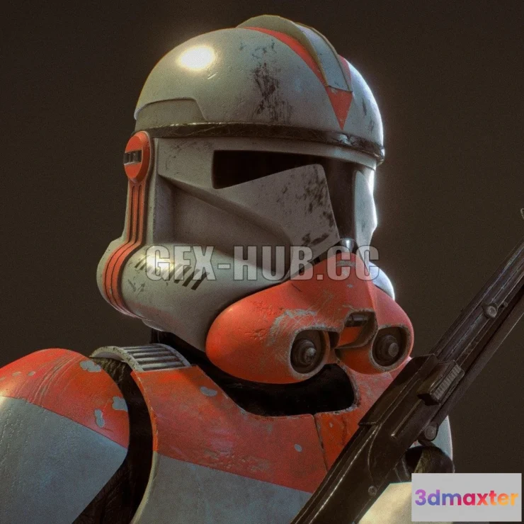 1183654 - PBR Game 3D Model - Commandant Kuro - VLC edition