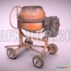 1183684 - PBR Game 3D Model - Concrete Mixer