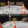 1183704 - PBR Game 3D Model - Construction Scene