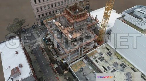 1183706 - PBR Game 3D Model - Construction Site (obj, tex)