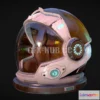 1183740 - PBR Game 3D Model - Cosmonaut Helmet