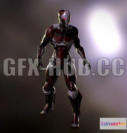 1183820 - PBR Game 3D Model - Cyber Killer