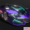 1183868 - PBR Game 3D Model - Cyberpunk Lamborghini Terzo
