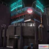 1183878 - PBR Game 3D Model - Cyberpunk Pokemon Center