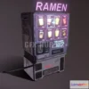 1183880 - PBR Game 3D Model - Cyberpunk Ramen Vending Machine