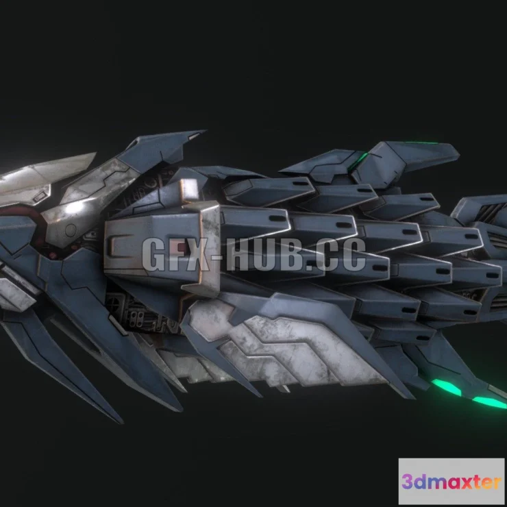 1183952 - PBR Game 3D Model - DARIUSBURST