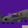 1183982 - PBR Game 3D Model - DC-10-30 FedEx