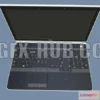 1184008 - PBR Game 3D Model - Dell Laptop Detailed