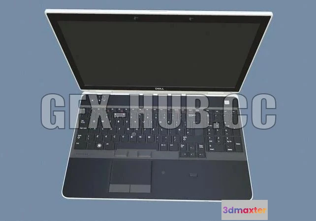 1184008 - PBR Game 3D Model - Dell Laptop Detailed