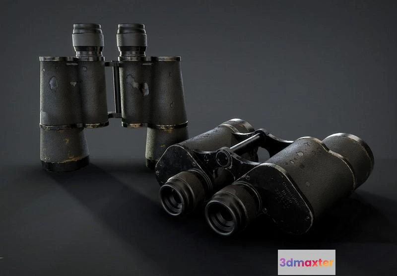 1184066 - PBR Game 3D Model - Dienstglas 10×50 Binoculars - Carl Zeiss