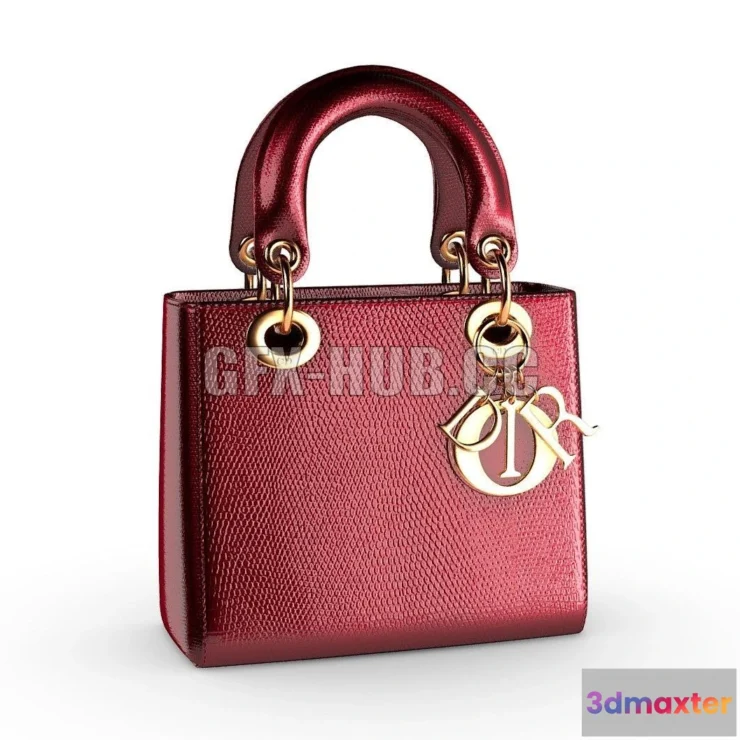 1184080 - PBR Game 3D Model - Dior handbag