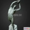 1184092 - PBR Game 3D Model - Discobolus Sculpture