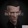 1184094 - PBR Game 3D Model - Dishonored 2 Character Head