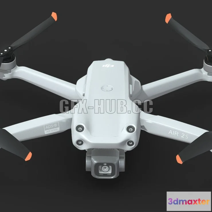1184104 - PBR Game 3D Model - DJI Air 2S