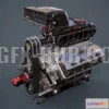 1184144 - PBR Game 3D Model - Drag Racing ProMod Engine Topfuel