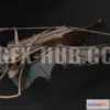 1184148 - PBR Game 3D Model - Dragon Crossbow