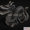1184154 - PBR Game 3D Model - Dragon statue