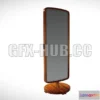 1184166 - PBR Game 3D Model - Dressing mirror Art Deco 1930