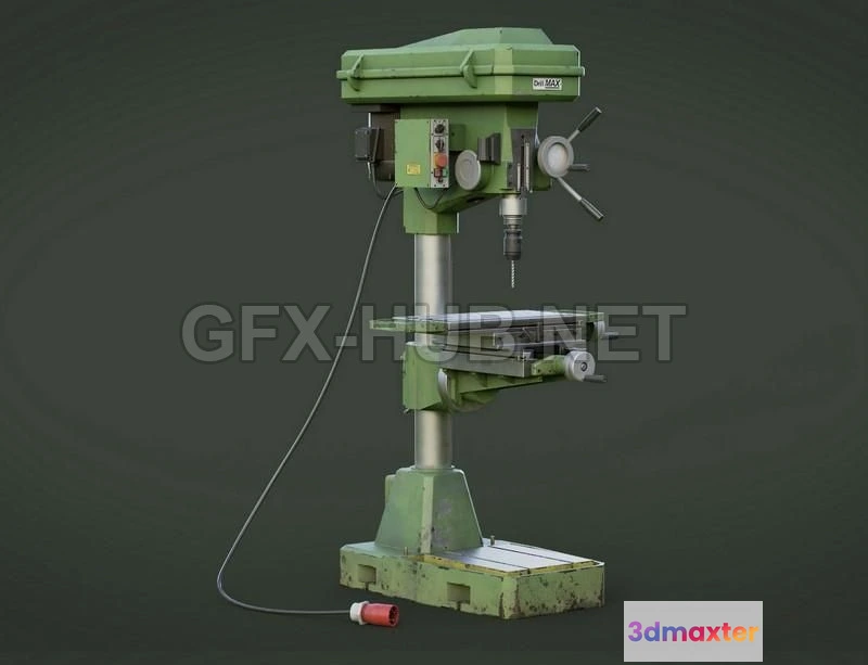 1184172 - PBR Game 3D Model - Drill Press