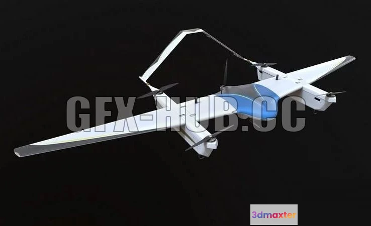 1184182 - PBR Game 3D Model - Drone Seeker