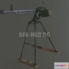 1184190 - PBR Game 3D Model - DshK Machine gun