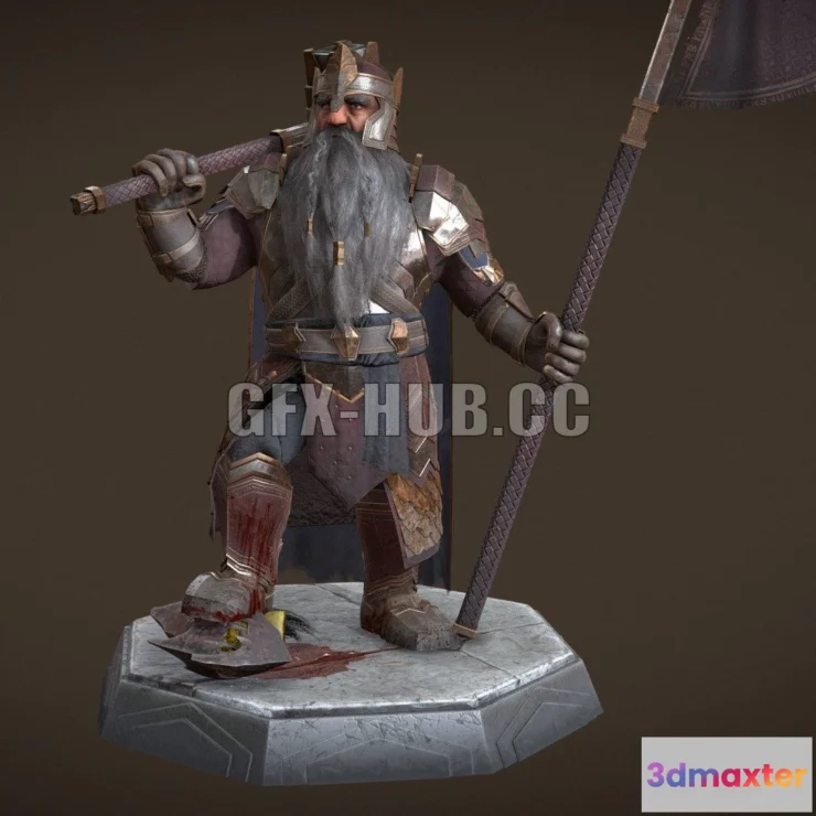 1184214 - PBR Game 3D Model - Durin the Deathless